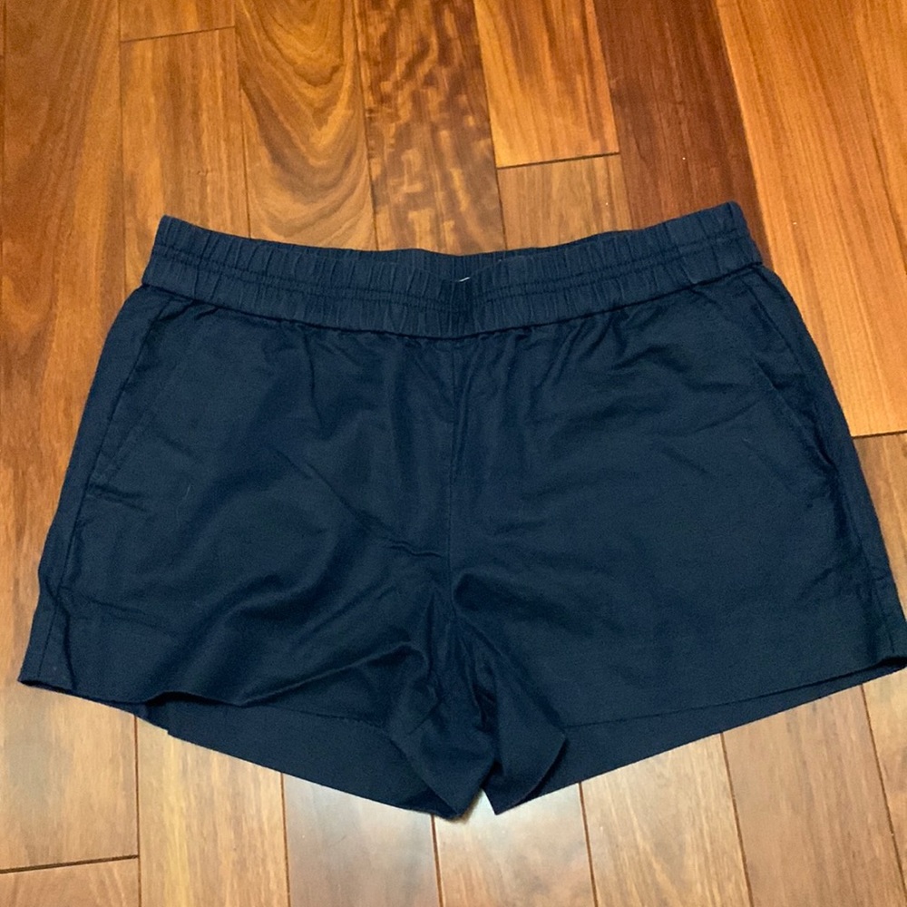 J. Crew blue linen shorts